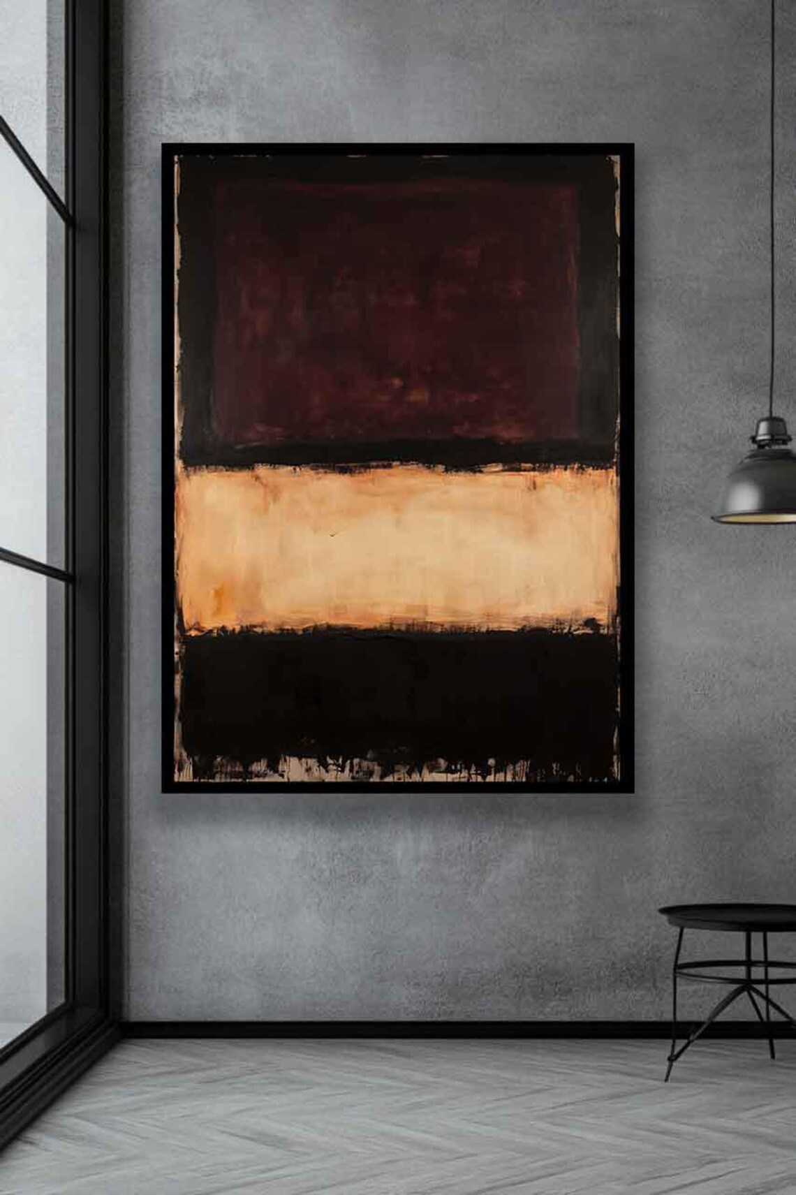 Mark Rothko Painting, Minimalist Abstract Decor - Image 2
