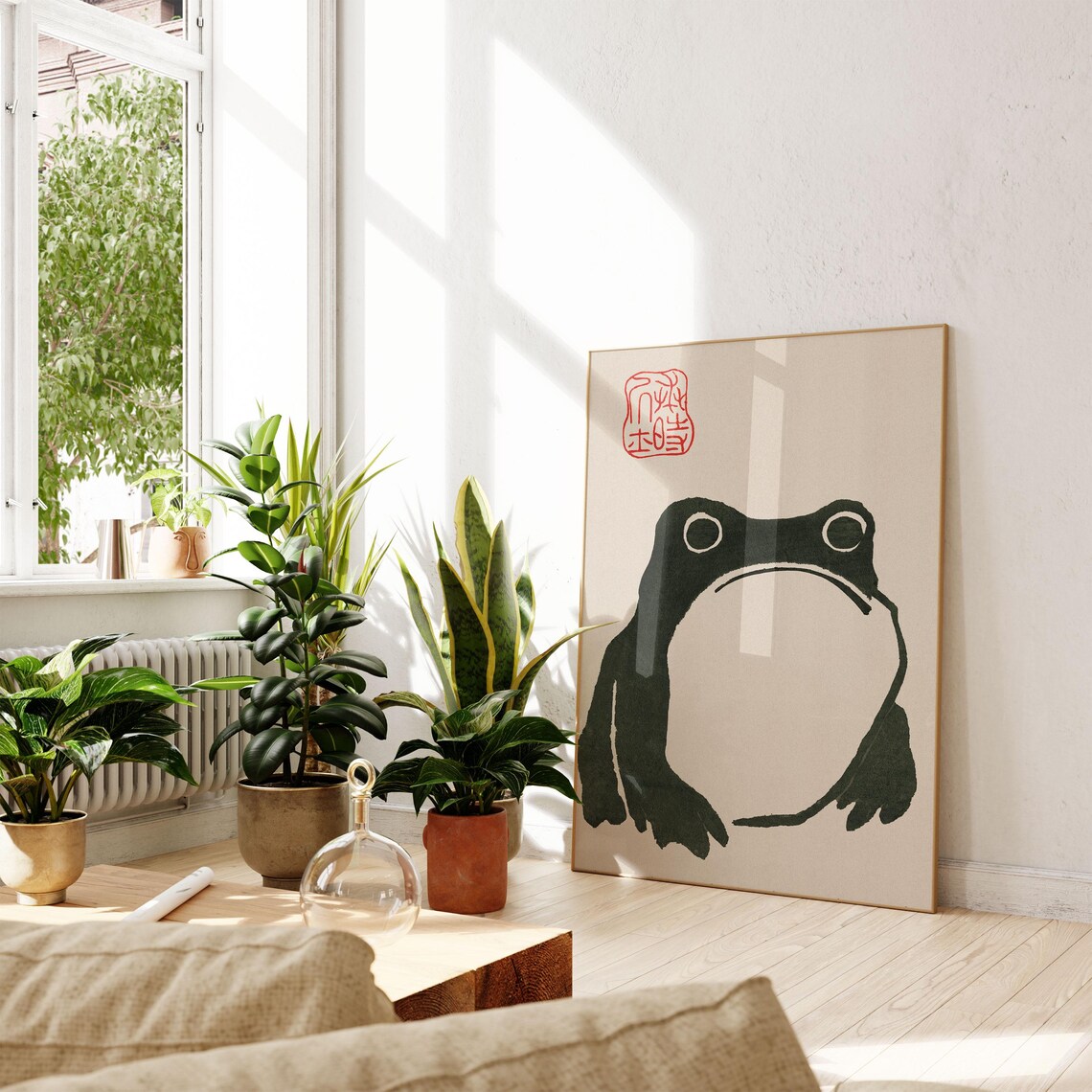 Matsumoto Hoji Frog, Minimalist Japanese Art Print - Image 3