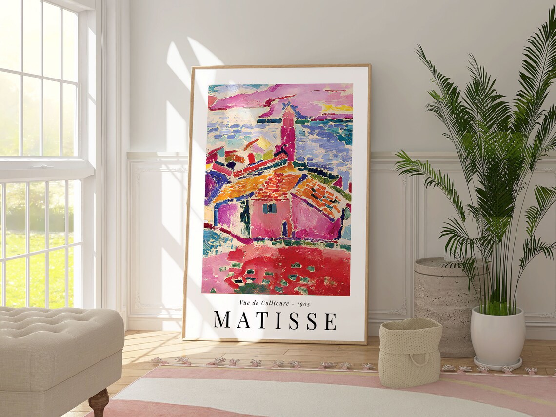 Henri Matisse View At Collioure Modern Art Print - Image 5