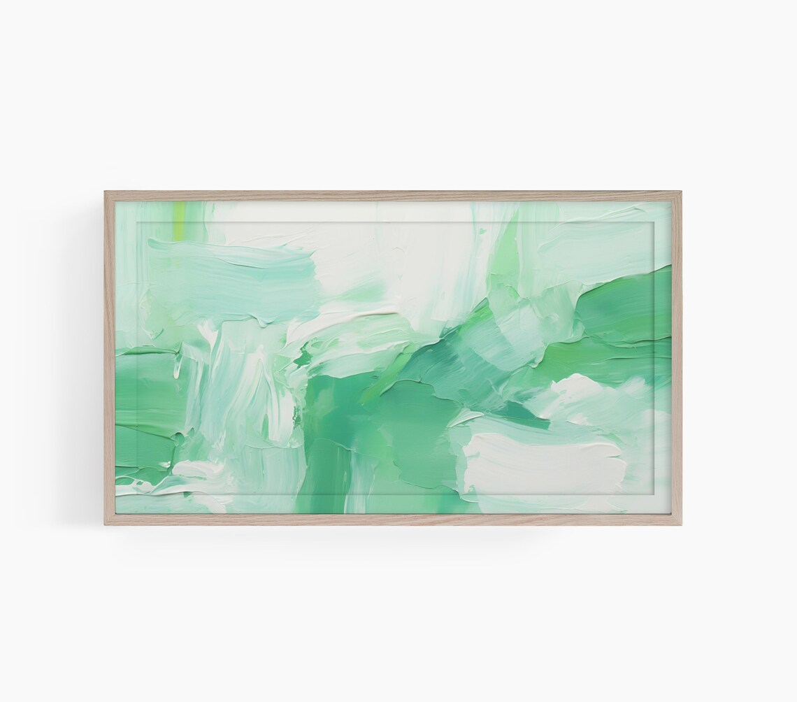 Abstract Frame TV Art, Textured Abstract
