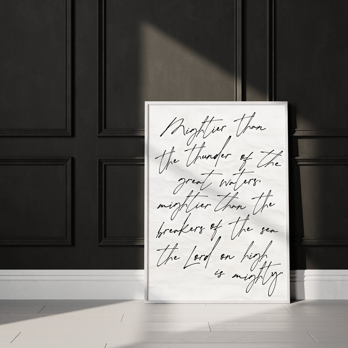 Psalms Scripture Sign, Psalm 934 Christian Art - Image 2