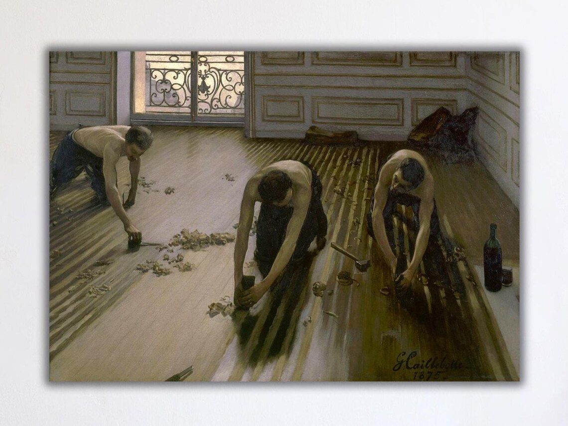 Gustave Caillebotte The Floor Planers, Impressionist Art Print