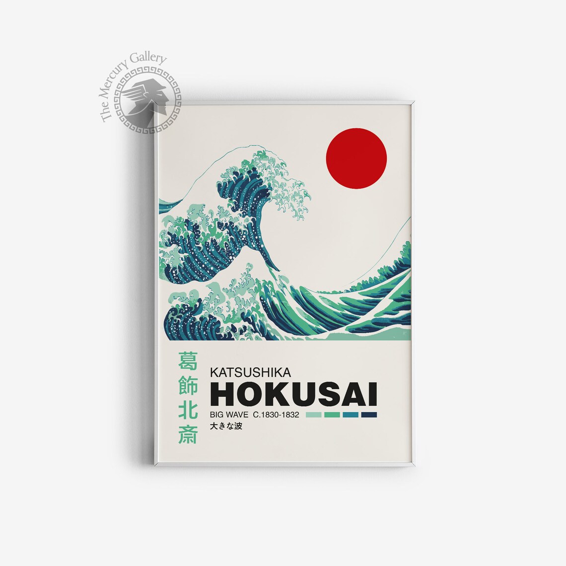 Hokusai Big Wave Vintage Japanese Art Print - Image 3