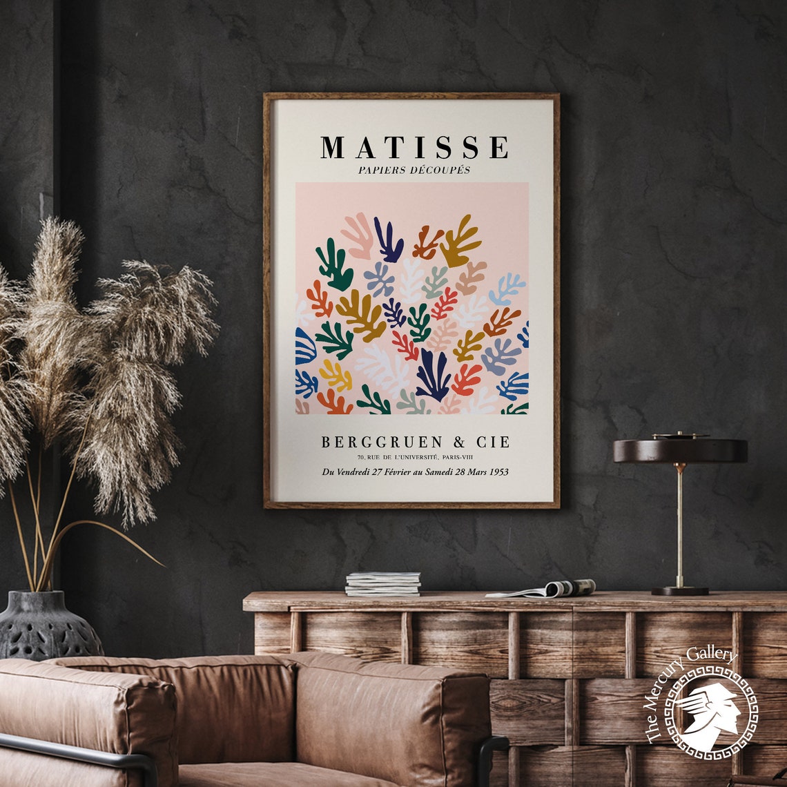 Henri Matisse Exhibition Poster Matisse Papiers Decoupes Botanical Wall Art Boho Wall Decor - Image 2
