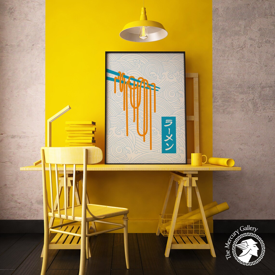 Japan Noodle Ramen Art Print, Japanese Food - Image 4
