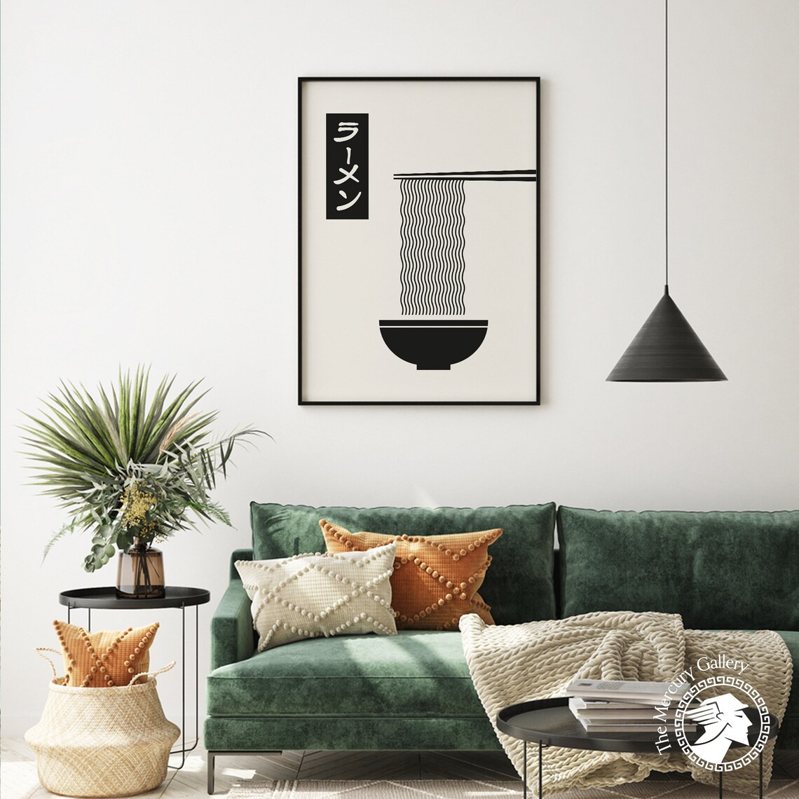 Ramen Noodle Print, Japanese Kitchen Art Poster - Image 4