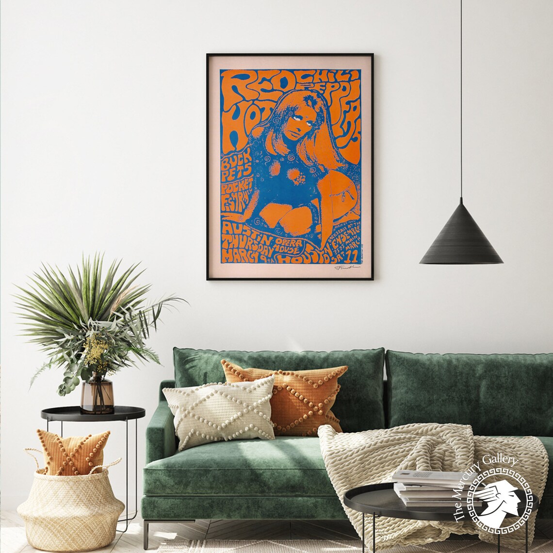 Red Hot Chilli Peppers Vintage Music Poster Print - Image 3