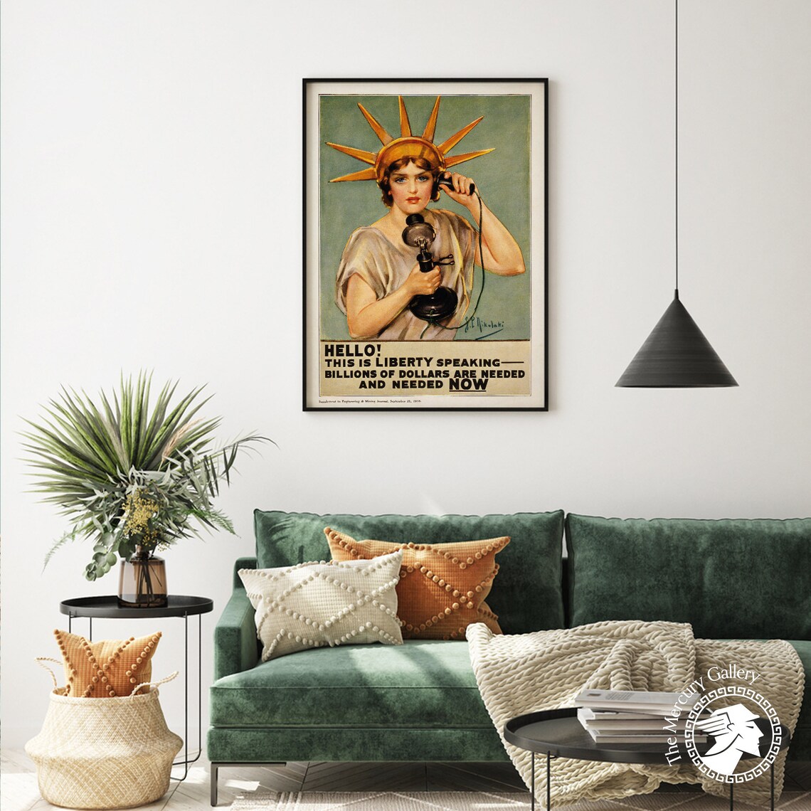 This Is Liberty Speaking, Vintage Retro Home Decor - Image 4