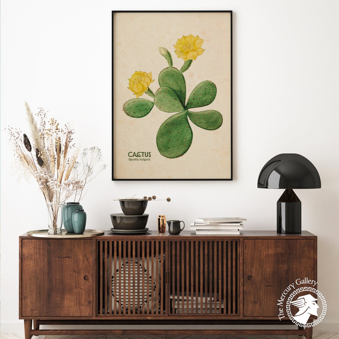 Vintage Botanical Art, Boho Western Decor Print - Image 5