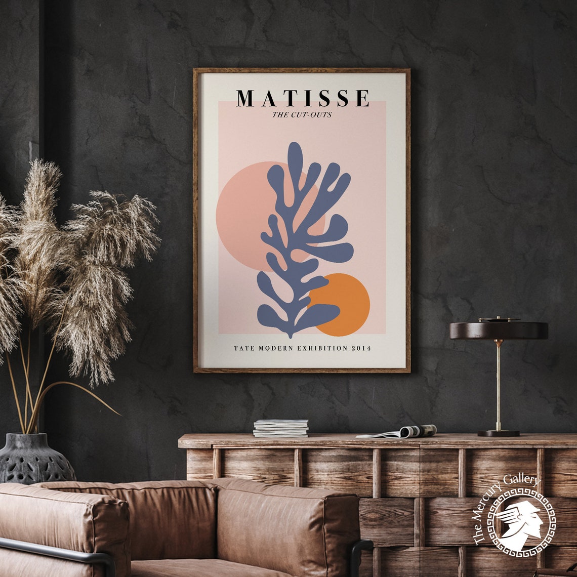 Matisse Print Vintage Exhibition Poster Modern Trendy Abstract Wall Art Papiers Decoupes Minimalist - Image 2