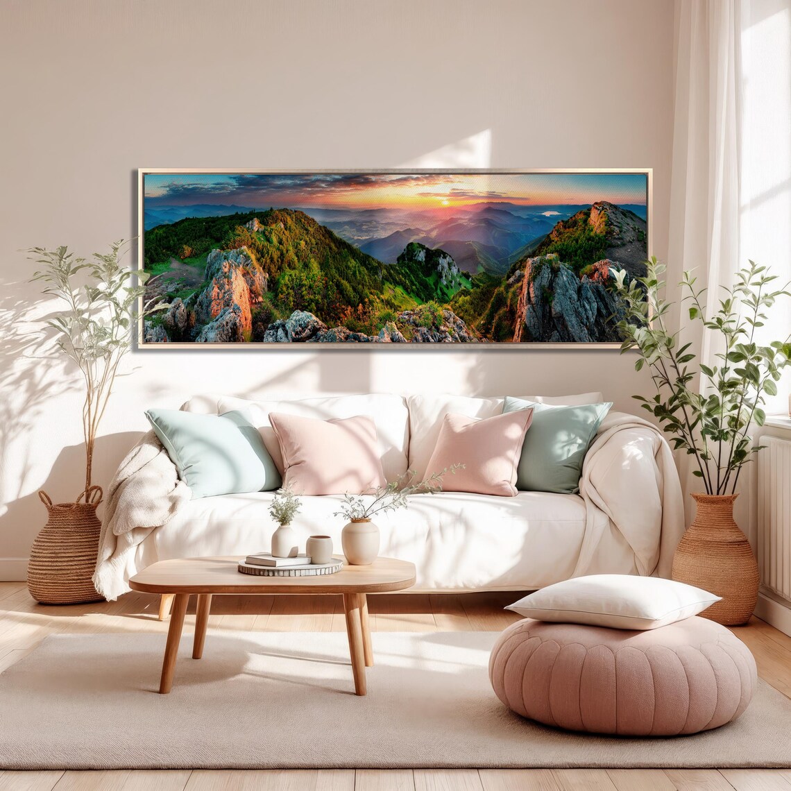 Slovakia Mountain Valley Sunrise Landscape Art Print - Image 4
