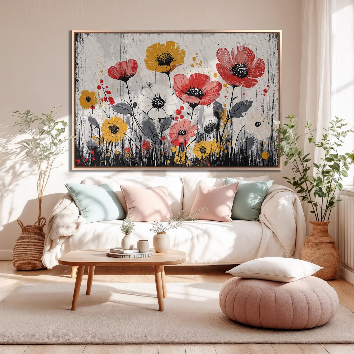 Modern Floral Abstract Flower Art Print, Botanical - Image 5