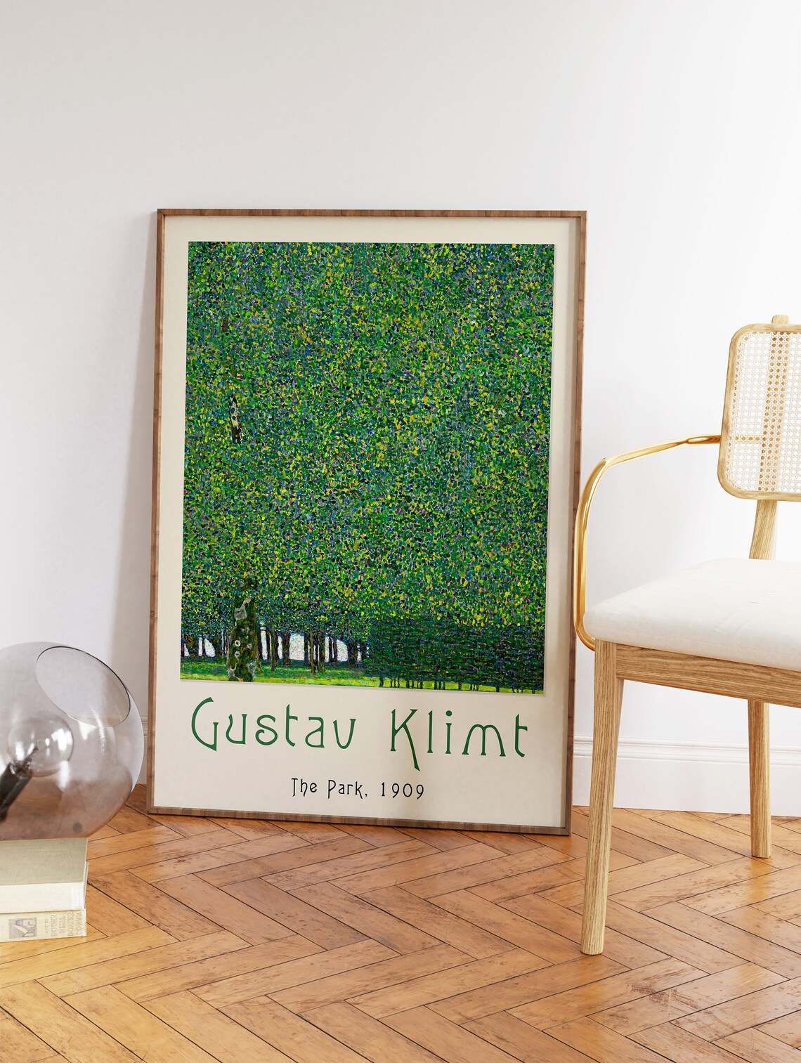 Gustav Klimt The Park Exhibition Poster, Art Nouveau - Image 3