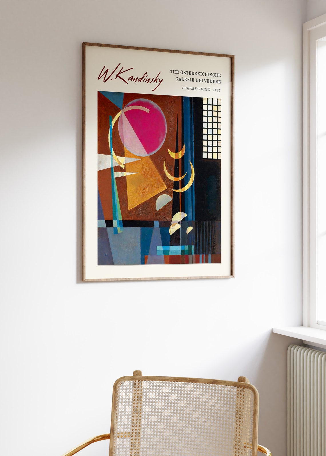Wassily Kandinsky Scharf Ruhig 1927 Belvedere Gallery Poster - Image 2