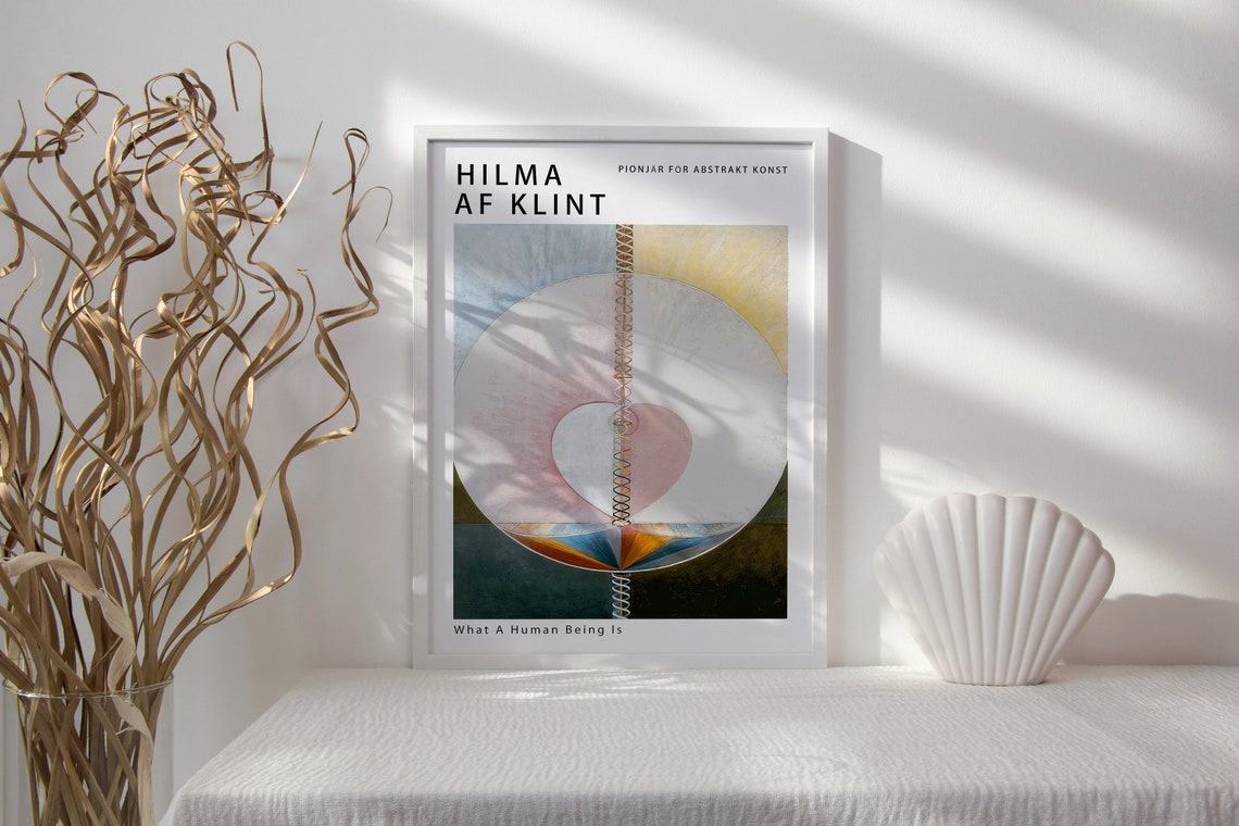 Hilma af Klint What A Human Being Is Abstract Spiritual Art Print - Image 3