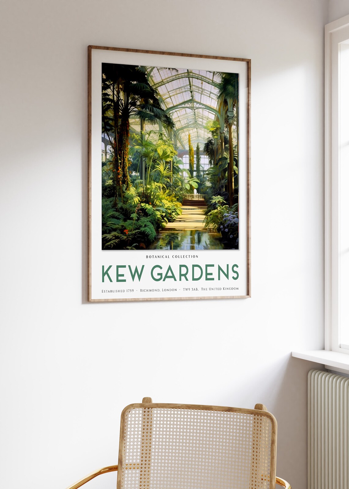 William Morris Kew Gardens Vintage Poster - Image 3