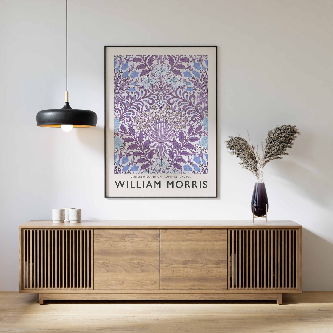 William Morris Centenary Exhibition Botanical Pattern Poster - Image 3