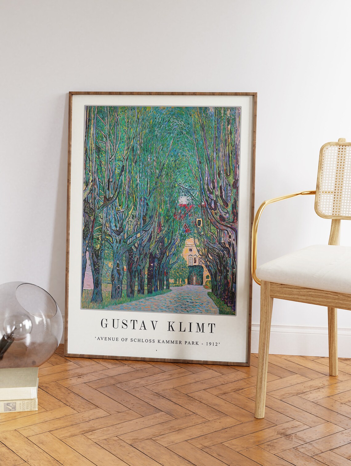 Gustav Klimt Avenue of Schloss Kammer 1912 Tree Avenue Poster - Image 3