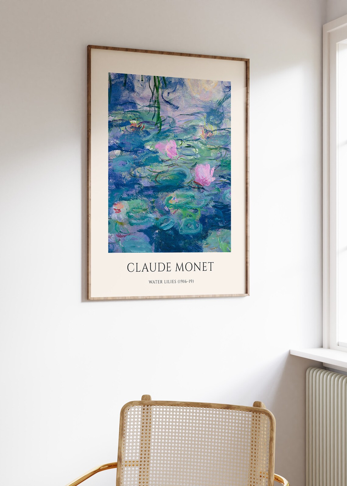 Monet Water Lilies Exhibition Poster, Floral Art Print - Image 2