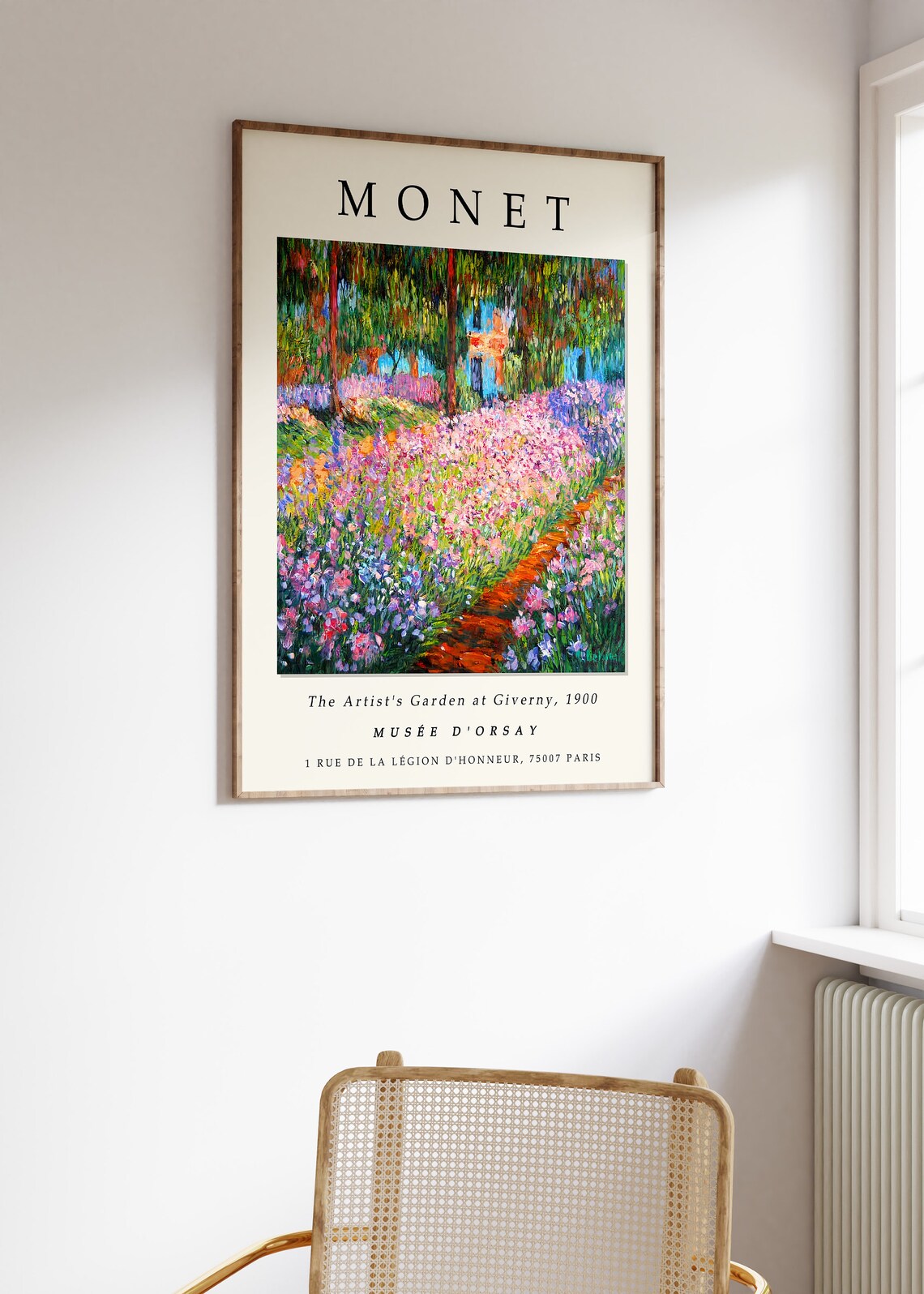Claude Monet’s Garden at Giverny, Vintage Art Print - Image 3