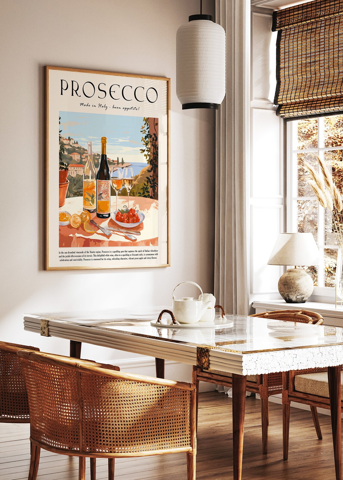 Italian Prosecco Cocktail Print, Kitchen Decor - Image 2