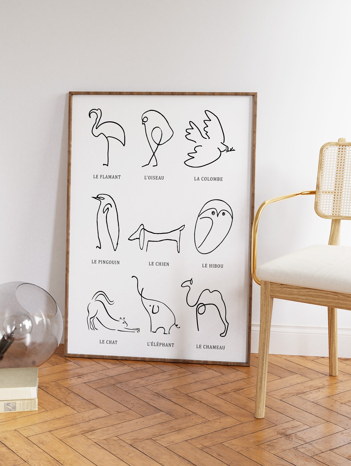 Picasso Minimalist Line Art Poster Print - Image 3