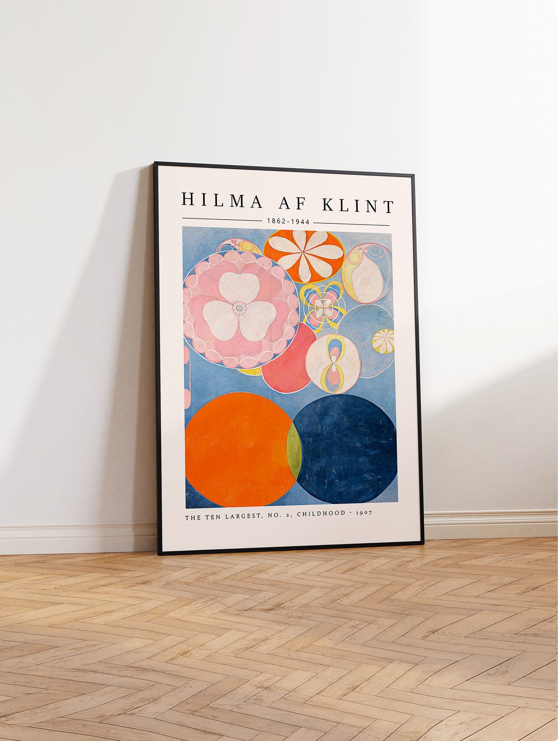 Hilma af Klint Ten Largest No 2 Childhood Abstract Circles Print - Image 3