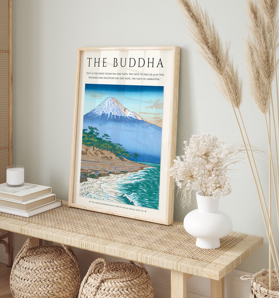 Buddhist Buddha Art Japanese Spiritual Poster - Image 2