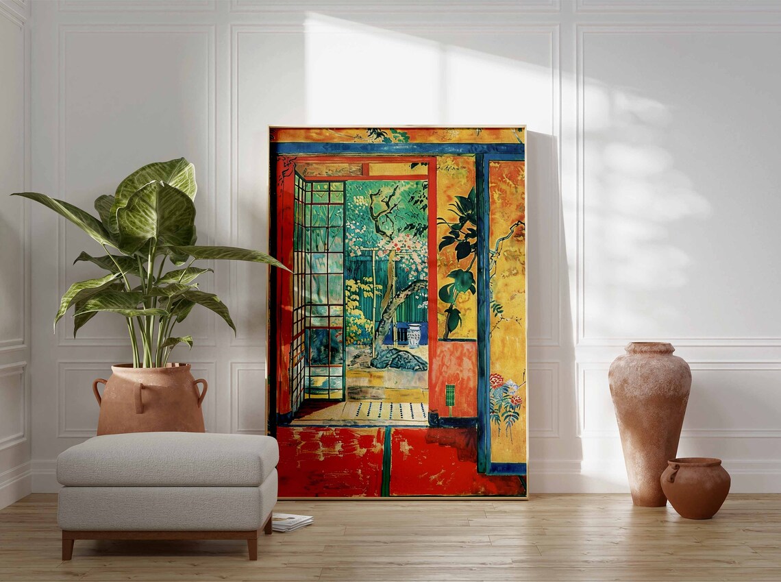 Traditional Japanese Tea House Asian Decor Art Print - Image 3
