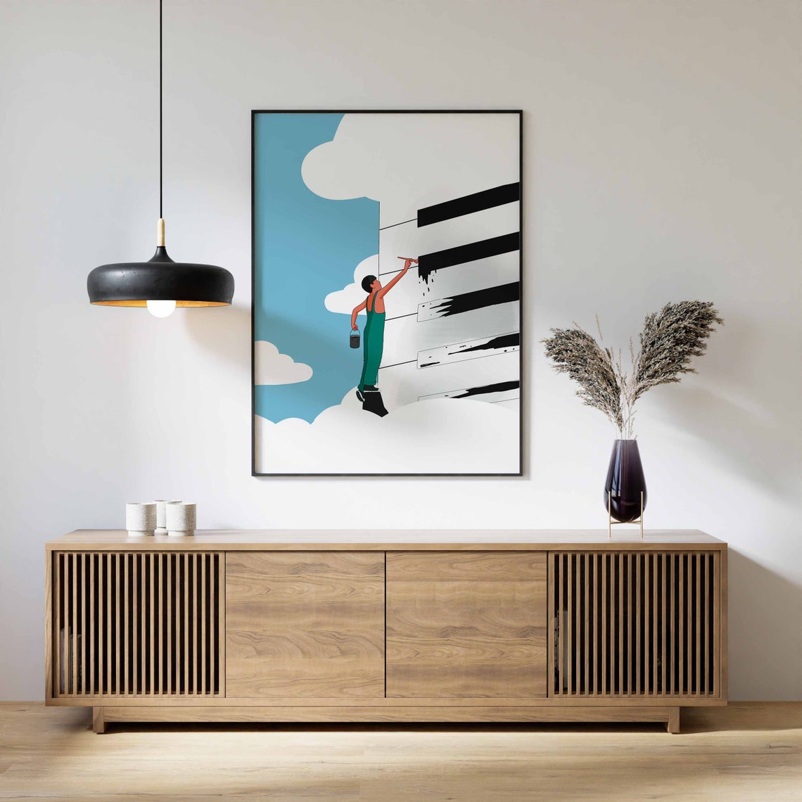 Piano Music Print Music Poster Retro Music Gift Music Wall Art Gift For Music Lover Gift For Musician Vintage Music Art - Image 3