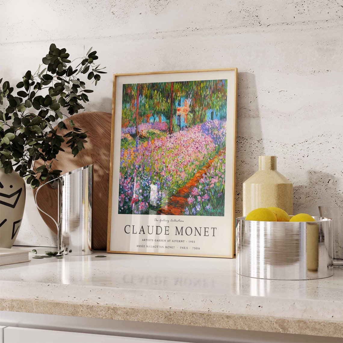 Claude Monet Artist Garden At Giverny 1903 Impressionist Poster - Image 3