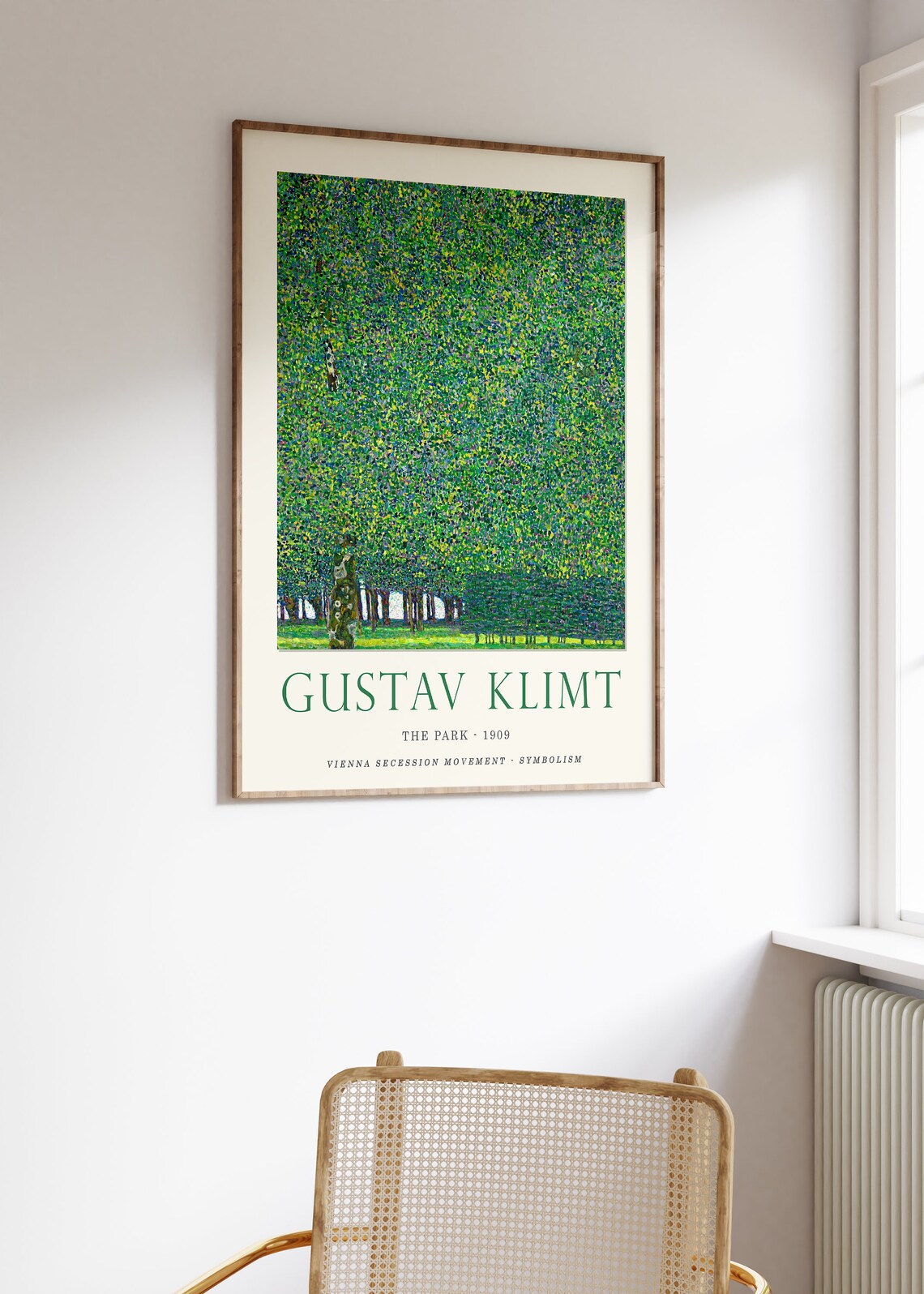 Gustav Klimt The Park Art Nouveau Poster Print - Image 2