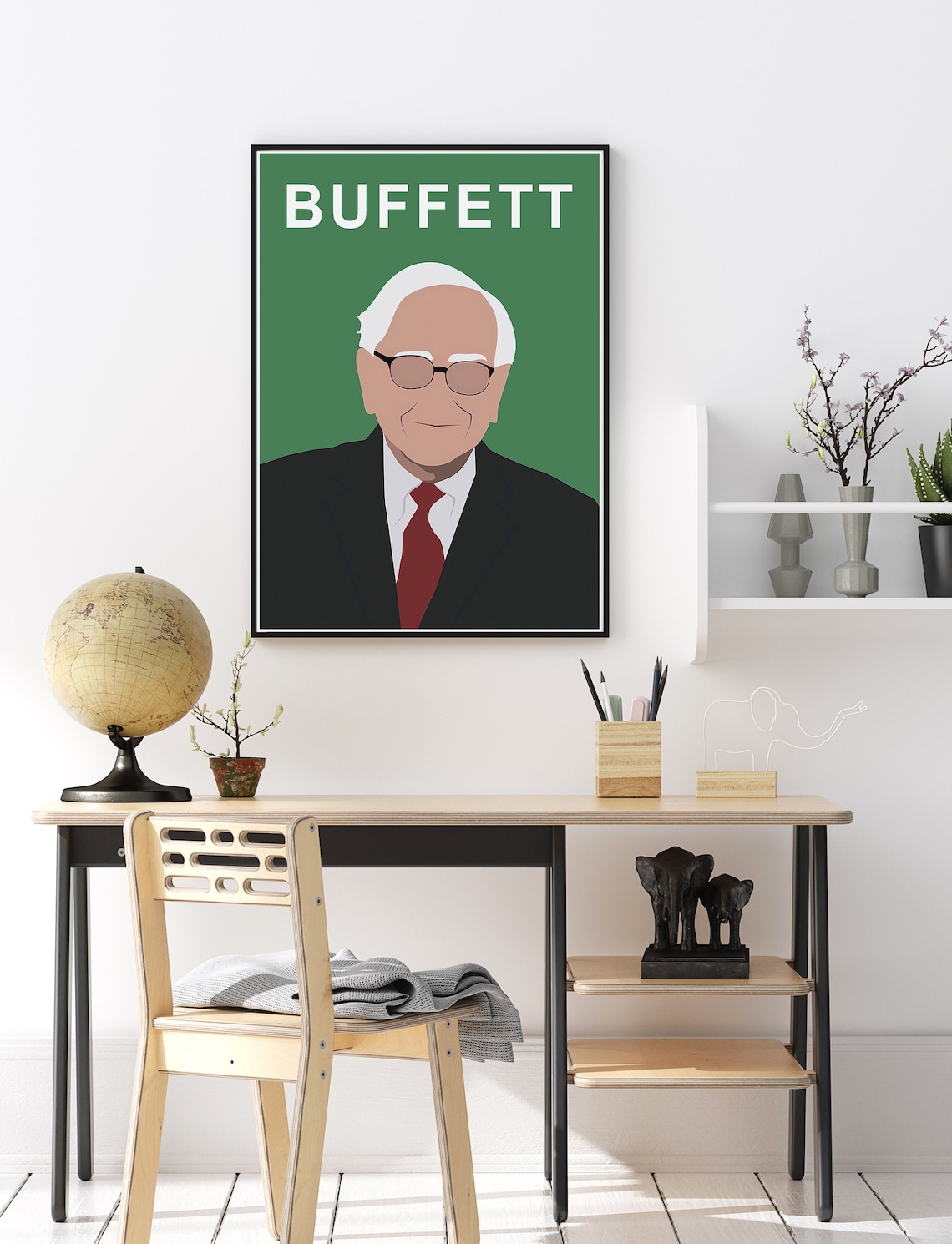 Warren Buffet Stock Market Poster, Capitalism Decor - Image 2