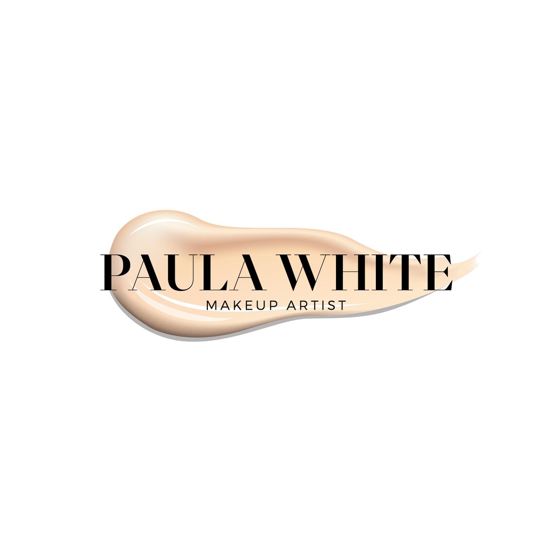 Logo Design Foundation Swatch, Beauty Salon Art Print - Image 2