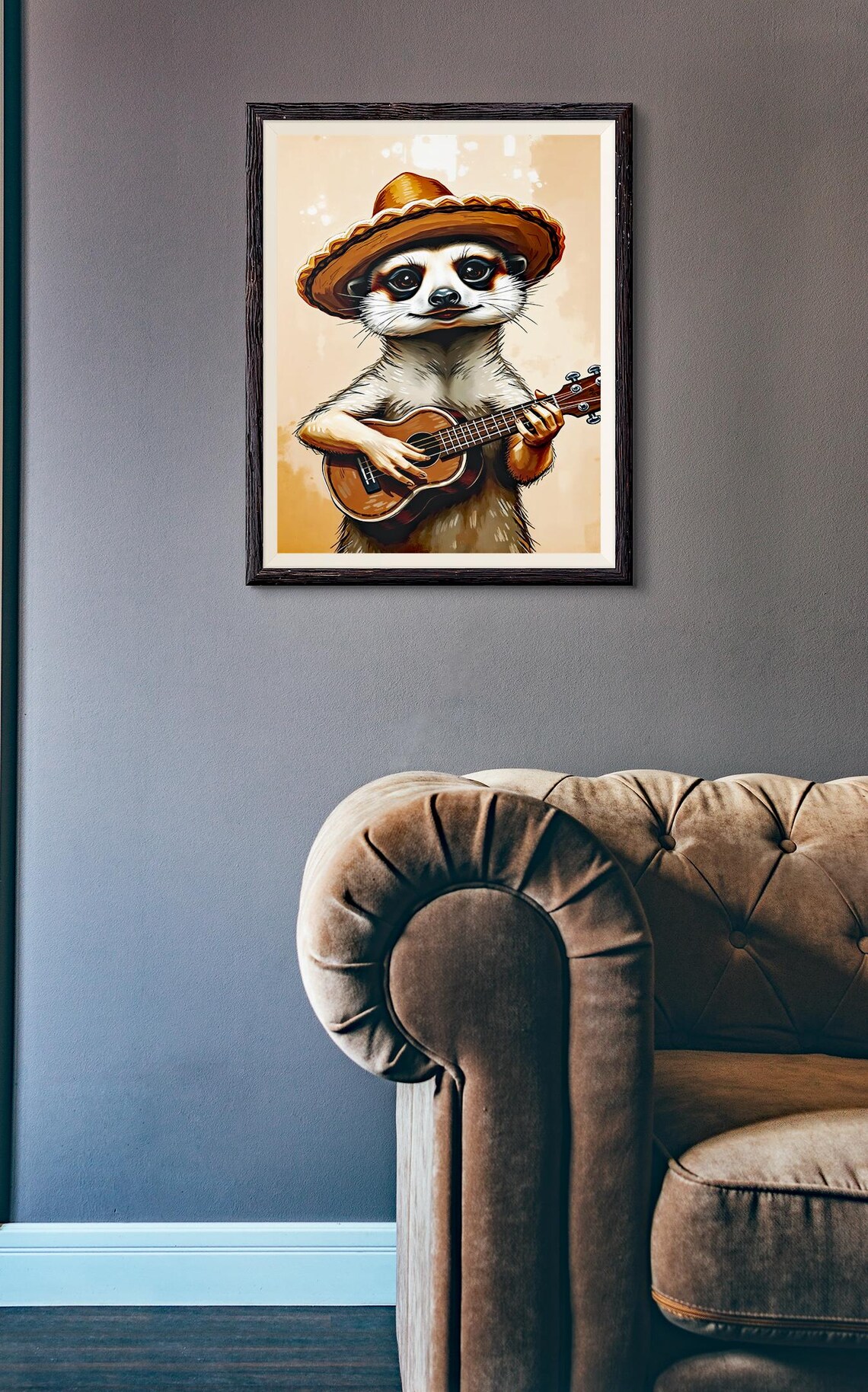 Meerkat Gift, Cute Animal Poster - Image 5