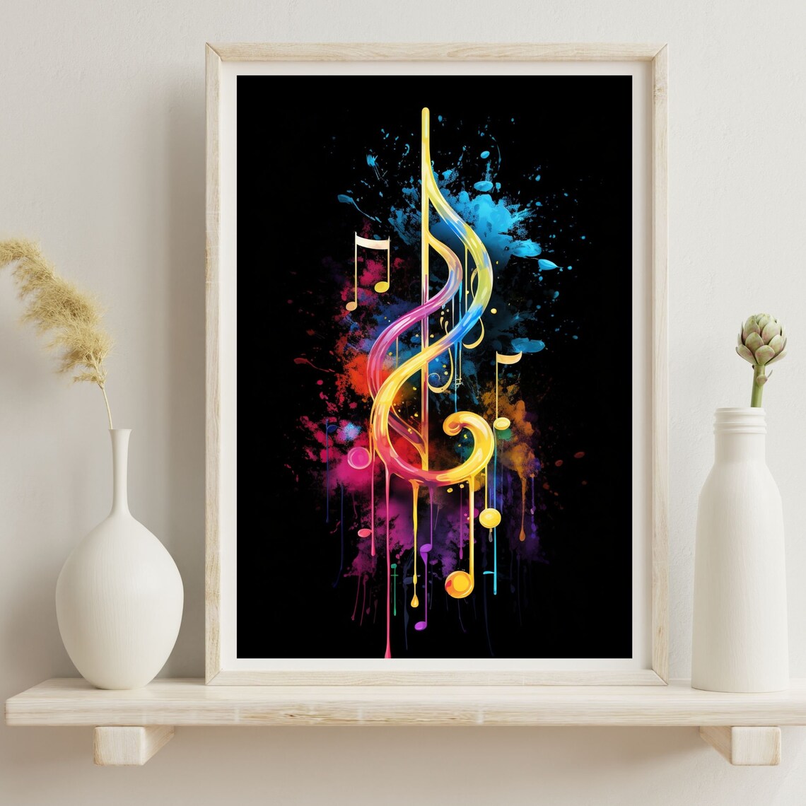 Music Note Poster, Studio Decor Art Print - Image 3