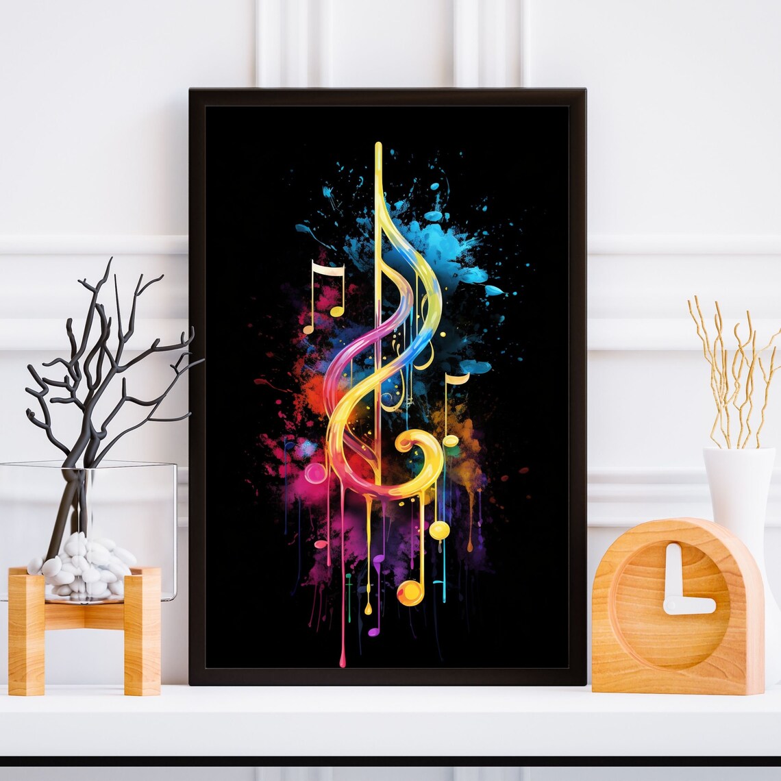 Music Note Poster, Studio Decor Art Print - Image 2