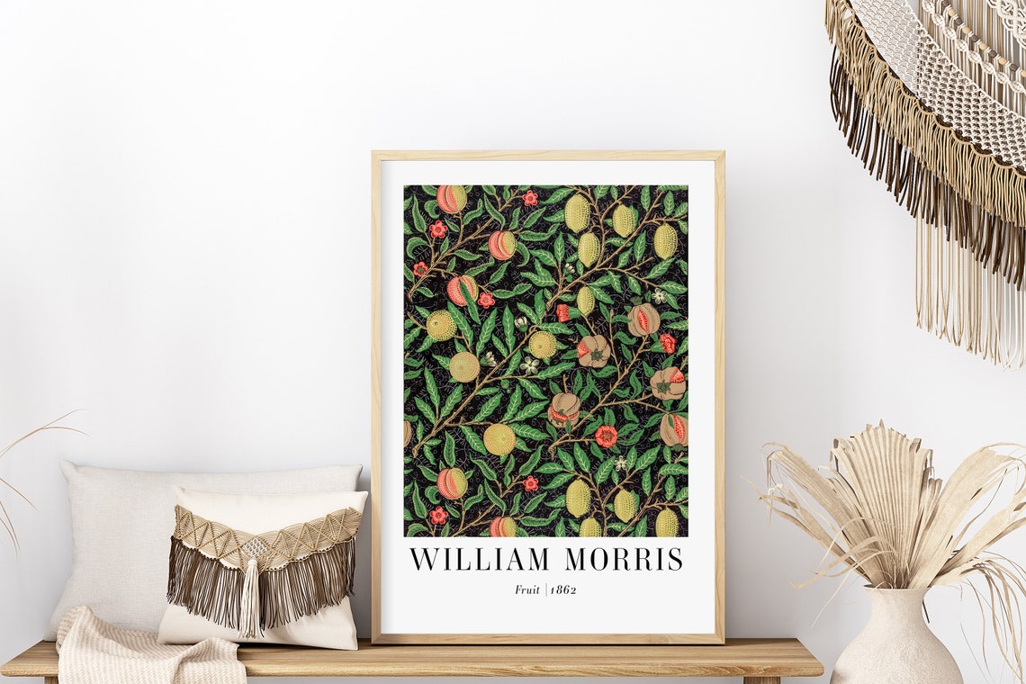 William Morris Fruit 1862 Citrus Botanical Pattern Art Poster - Image 6