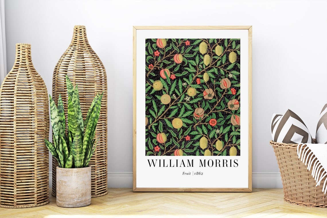 William Morris Fruit 1862 Citrus Botanical Pattern Art Poster - Image 5