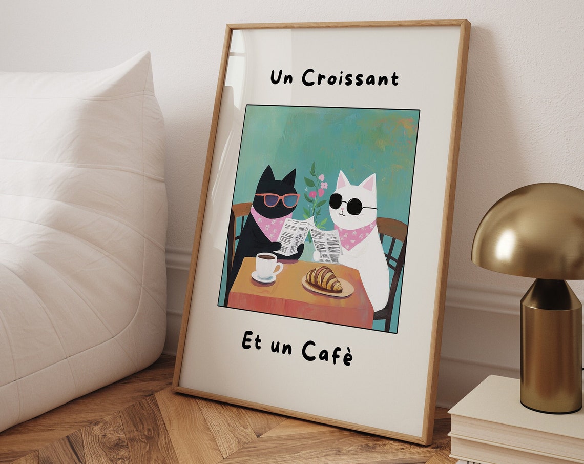 French Cafe - Vintage Travel Poster - Image 6