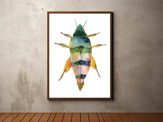 Nursery Art Print Bugs Insects Print Nature Gallery Wall Art Kids Room Decor Botanical Wall Art Animal Illustrations Boho Decor Art