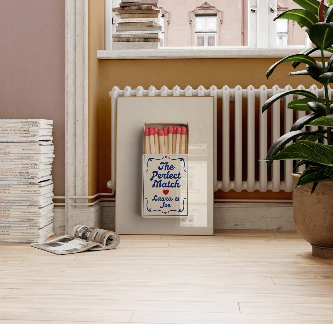 Personalized Gift For Couple Custom Matchbox Poster - Image 6
