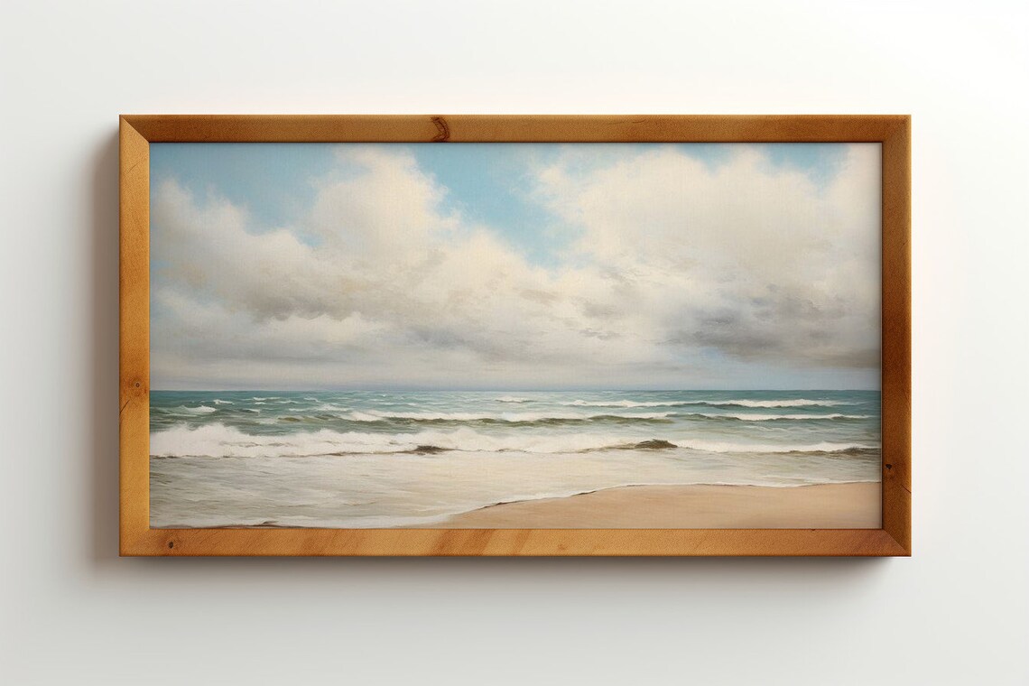 Oceans Whisper, The Dance Of Sky And Sea Art Print - Image 4