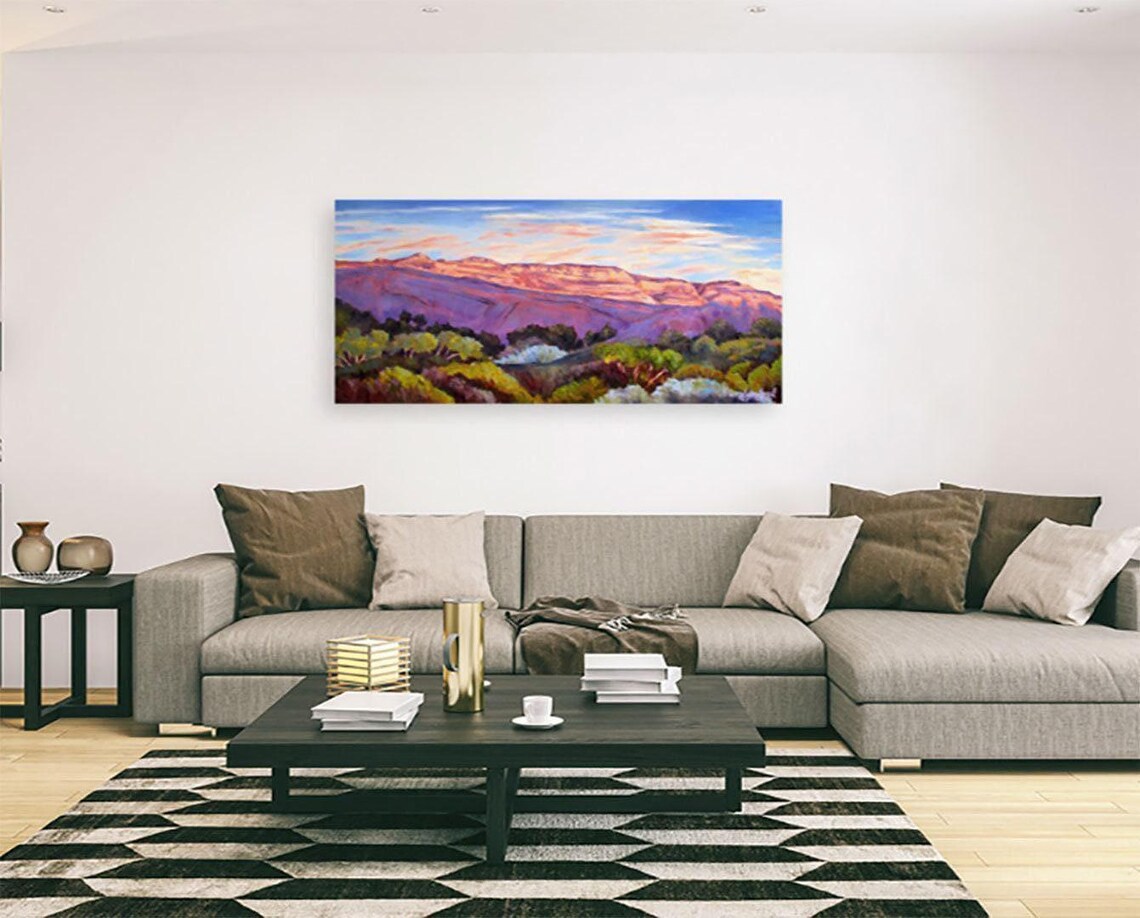 Ojai Pink Moment Art Print, Abstract Modern Decor - Image 4
