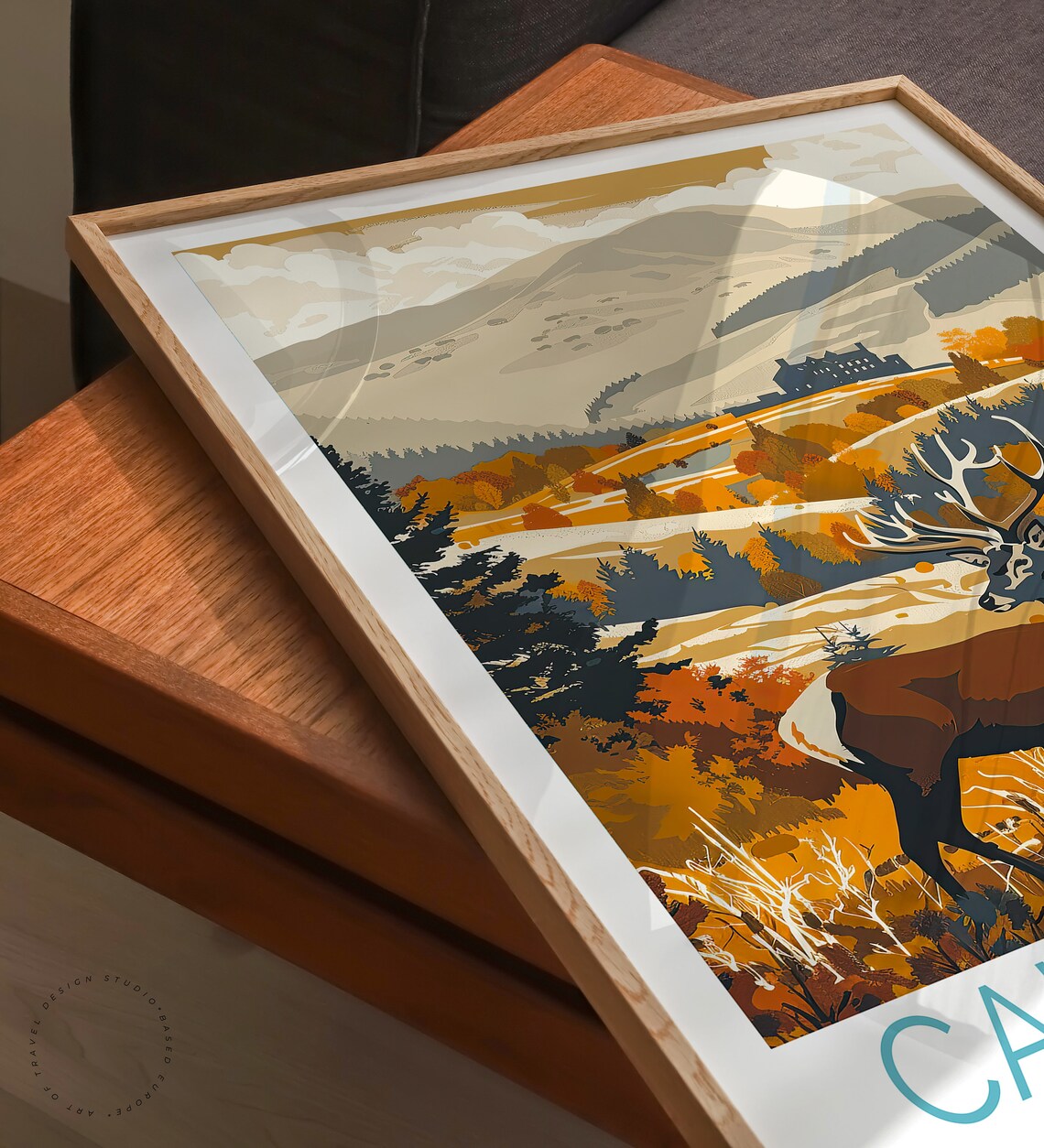 Cairngorms Travel Poster Scotland Wall Art Cairngorms Scotland Print National Park Poster Birthday Gifts Home Decor - Image 3