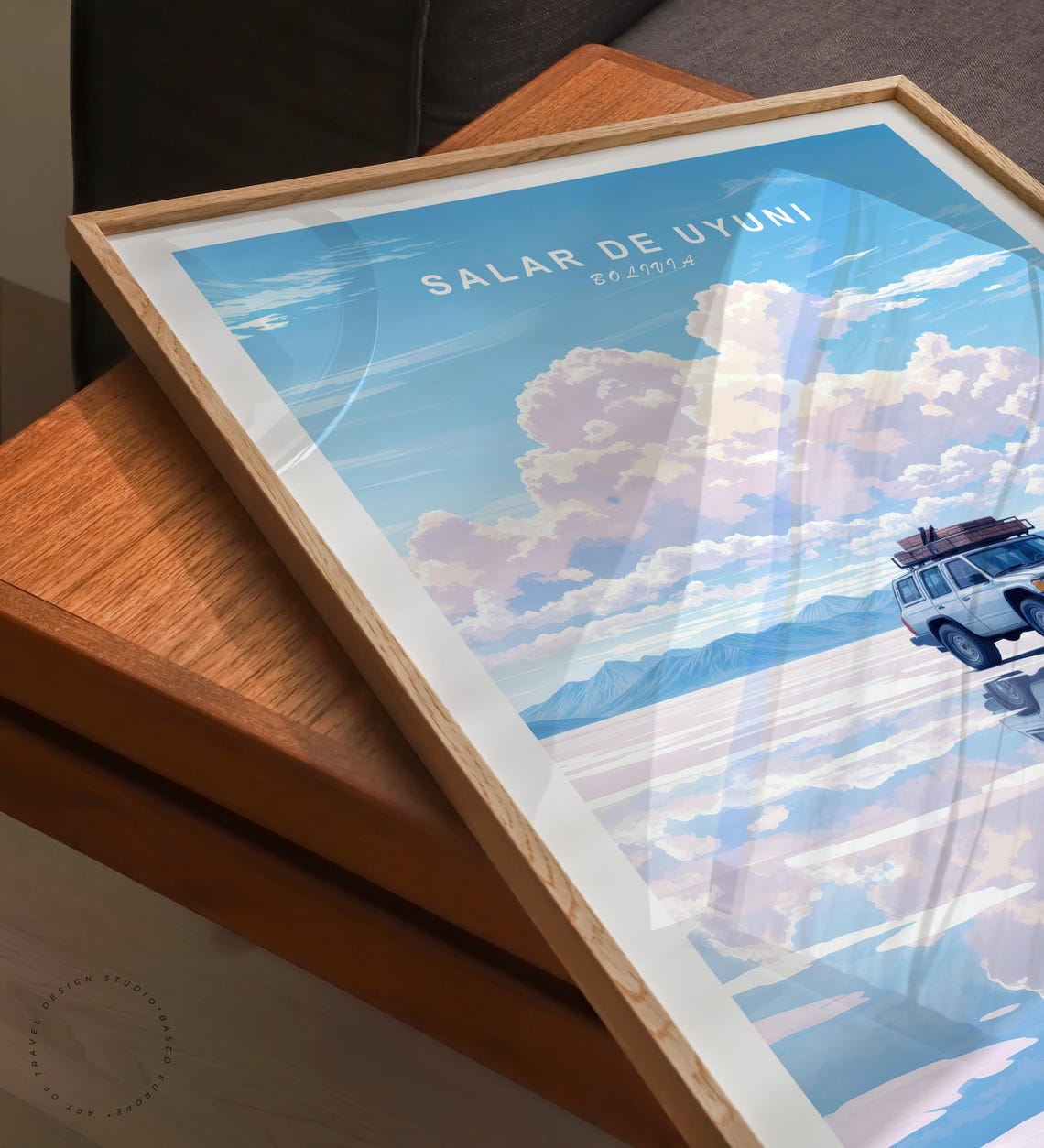 Salar De Uyuni Travel Poster, Minimalist Bolivia - Image 6