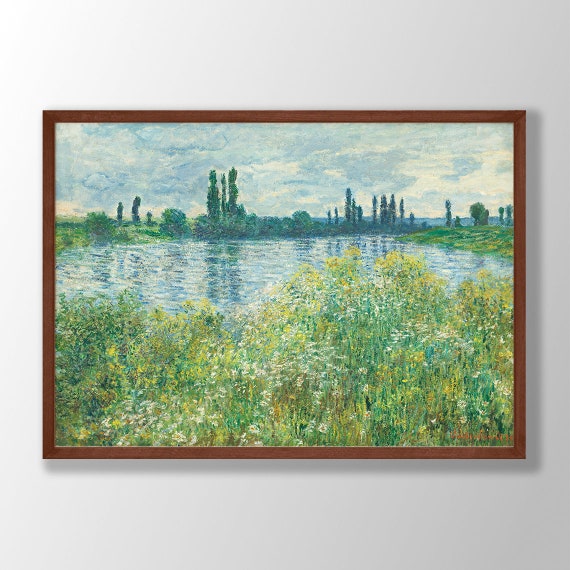 Claude Monet Art Print Paintings Wall Nouveau Prints Exhibition Farmhouse Decor Modern Home