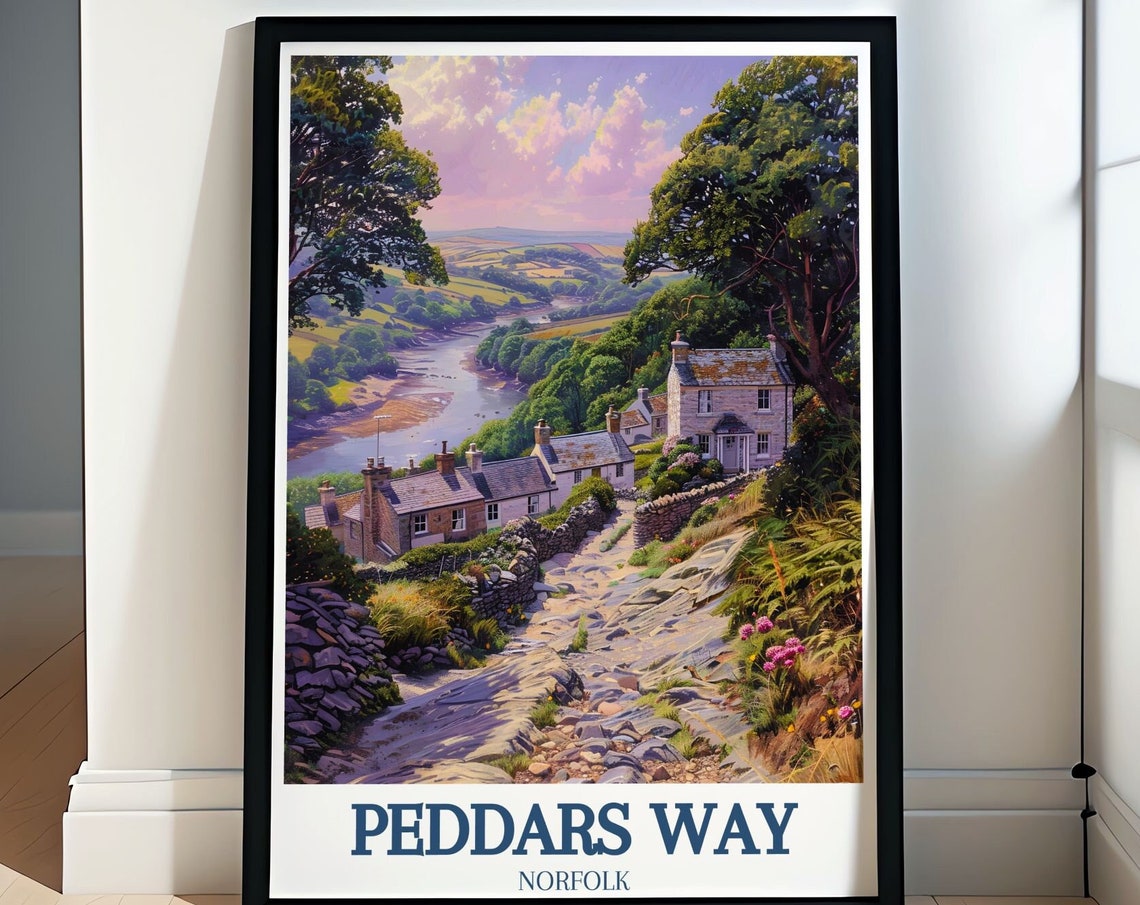 Peddars Way Santon Downham River Valley Norfolk Trail Poster