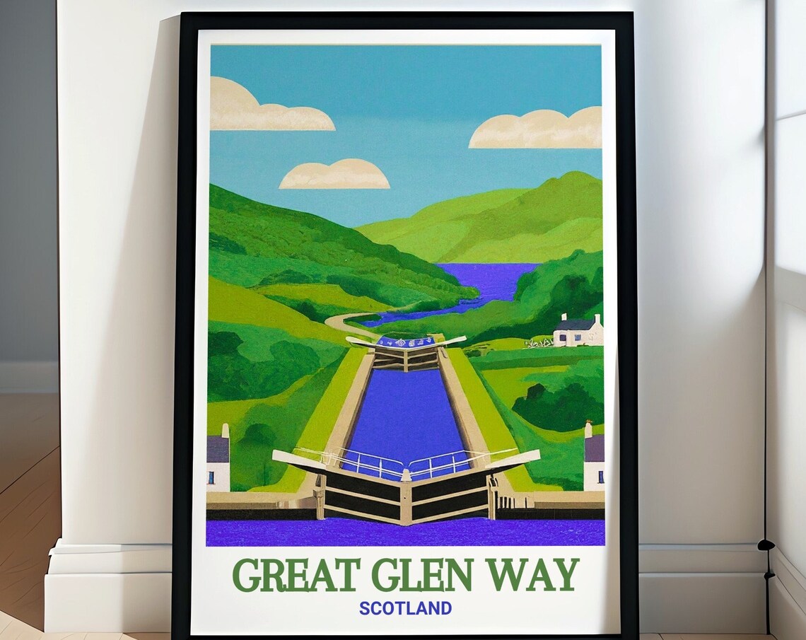 Great Glen Way Fort Augustus Travel Poster