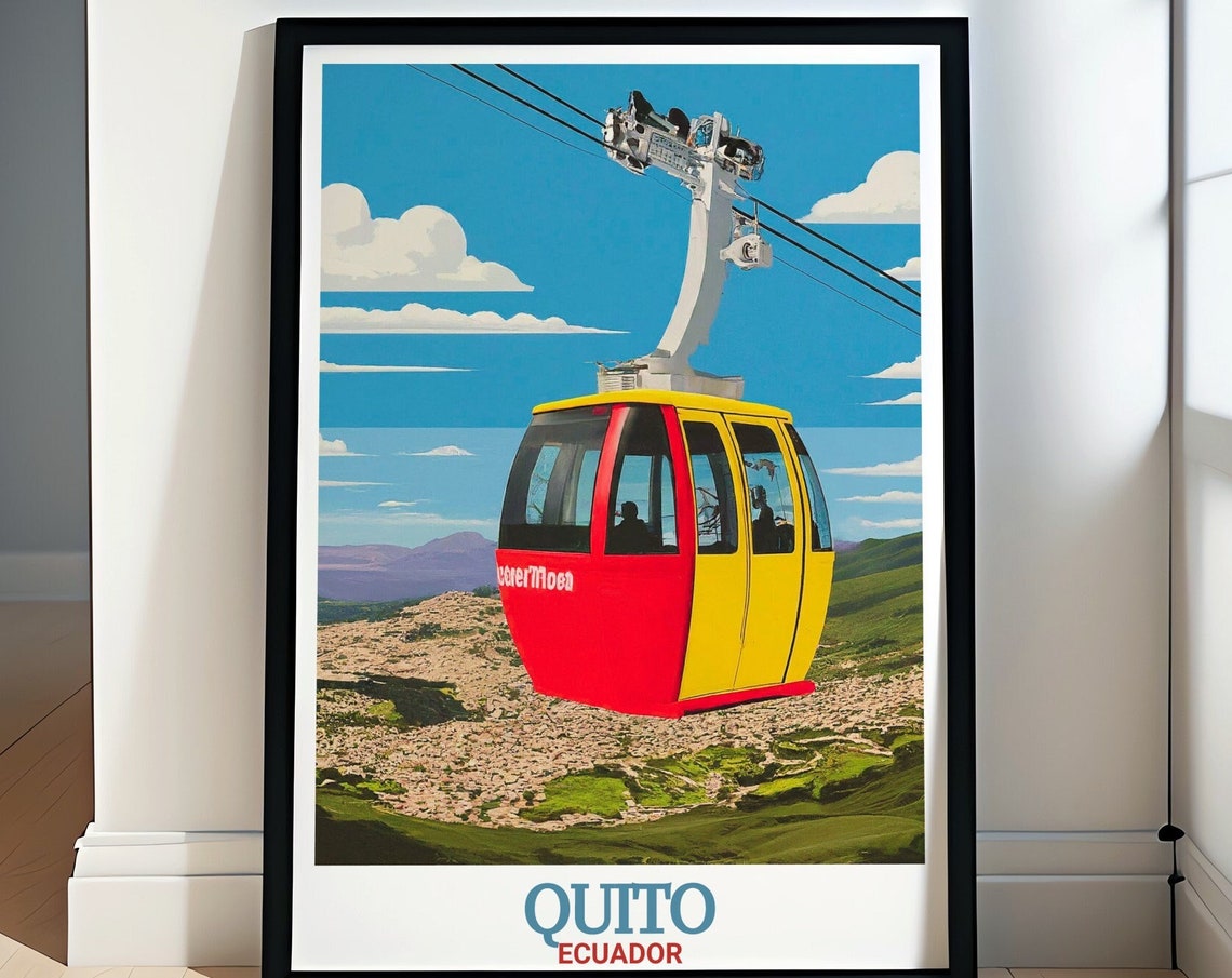 Quito Travel Print Telefriqo Travel Poster And Art Prints Telefriqo Quito Travel Posters Telefriqo Travel Posters